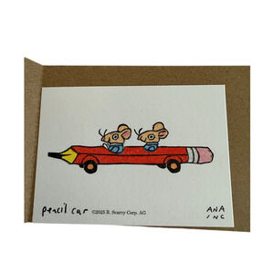 Inciardi Mini Print x Richard Scarry Pencil Car